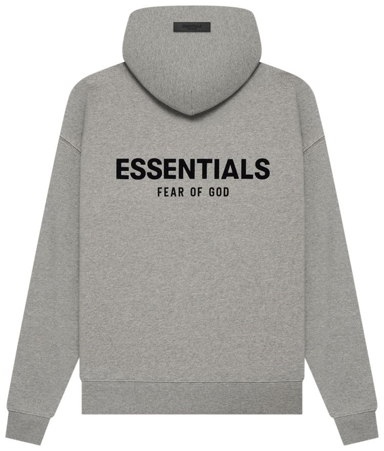 Fear of God Essentials Hoodie 'Dark Oatmeal'